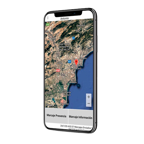 Aplicación de fichaje a distancia